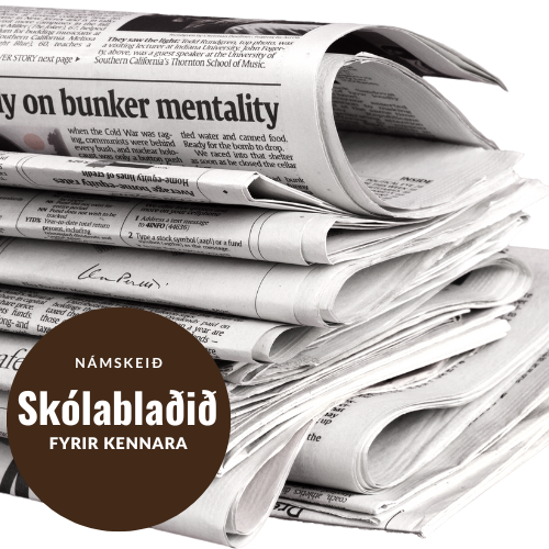Skólablaðið. Fáanlegt sem starfsdagur.